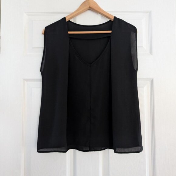 Antistar flowy V back top black size XS - Picture 1 of 8